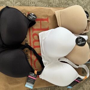 Bali Comfort Revolution Bras - Black, White, Tan 36 DD